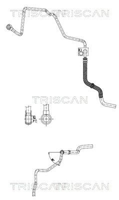 TRISCAN 8516 29055 - Hydraulikschlauch, Lenkung
