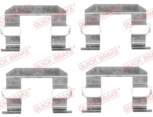 QUICK BRAKE 109-1645 - Zubehörsatz, Scheibenbremsbelag