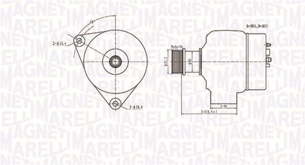 MAGNETI MARELLI 063731138010 - Generator