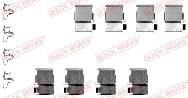 QUICK BRAKE 109-1133 - Zubehörsatz, Scheibenbremsbelag