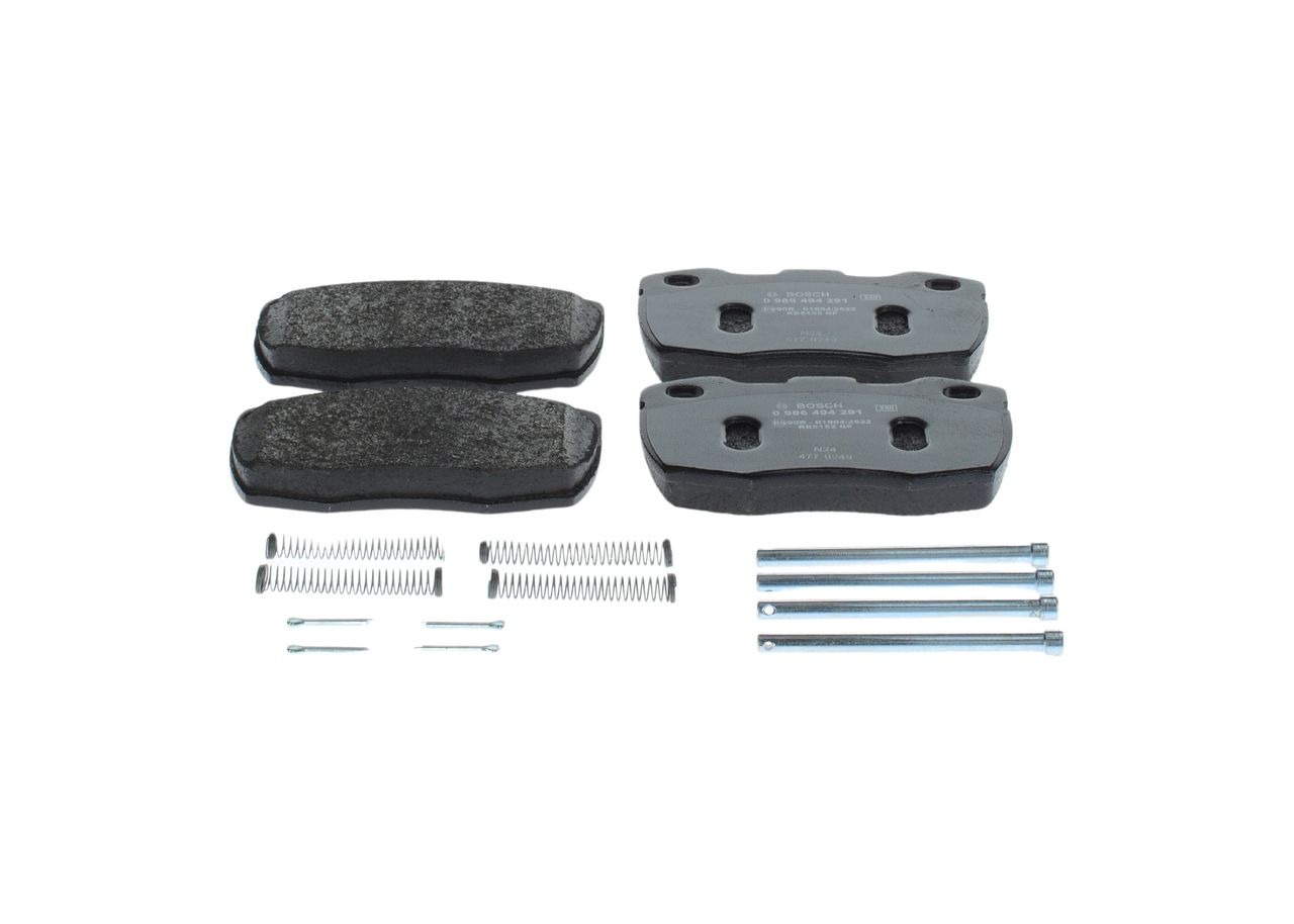 BOSCH 0 986 494 291 - Bremsbelagsatz, Scheibenbremse
