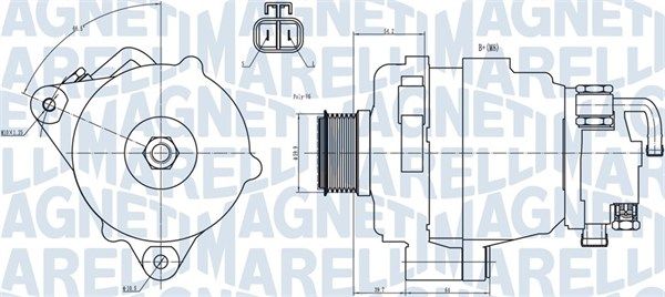 MAGNETI MARELLI 063731708010 - Generator