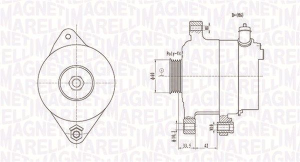 MAGNETI MARELLI 063731595010 - Generator