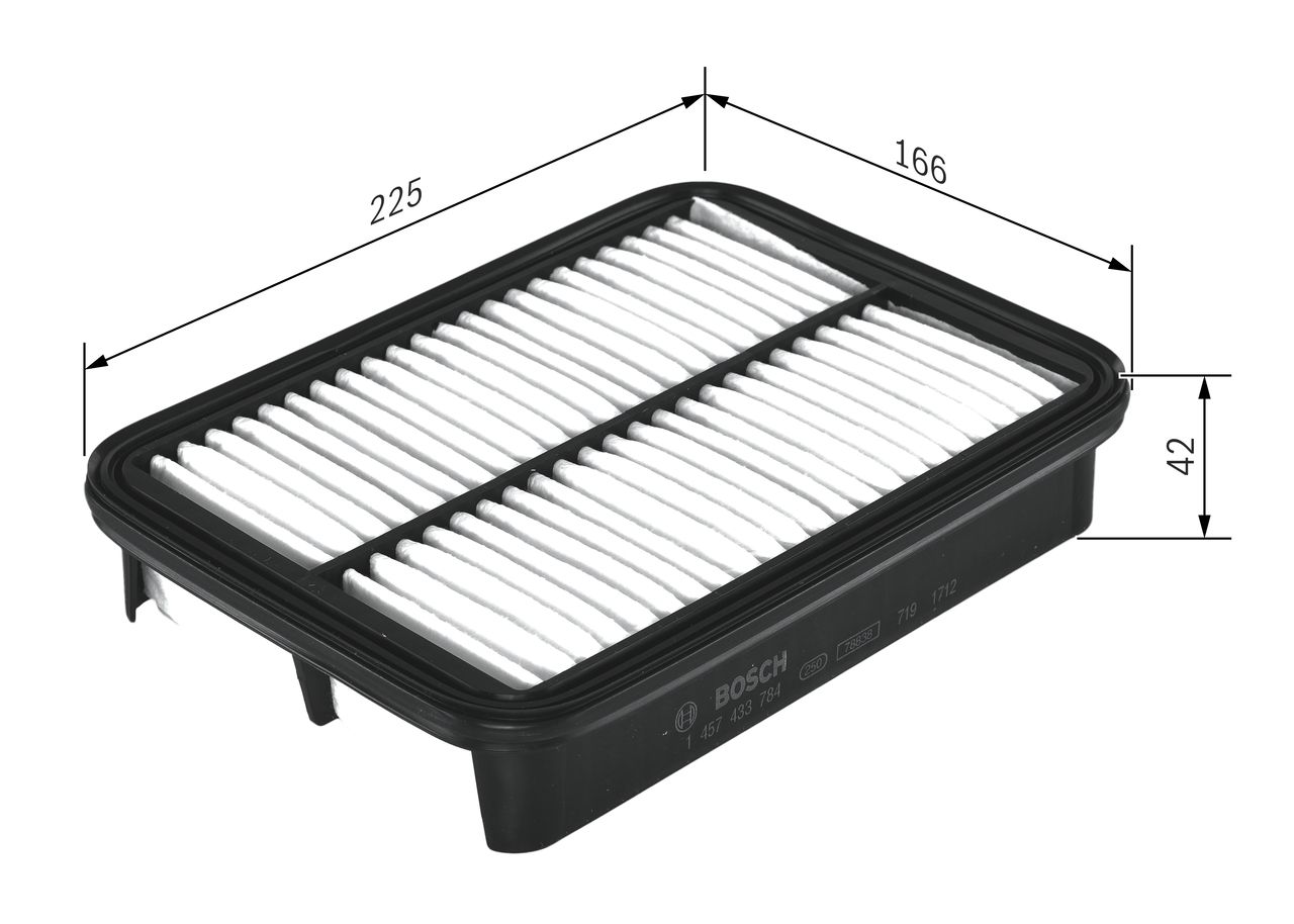 BOSCH 1 457 433 784 - Luftfilter