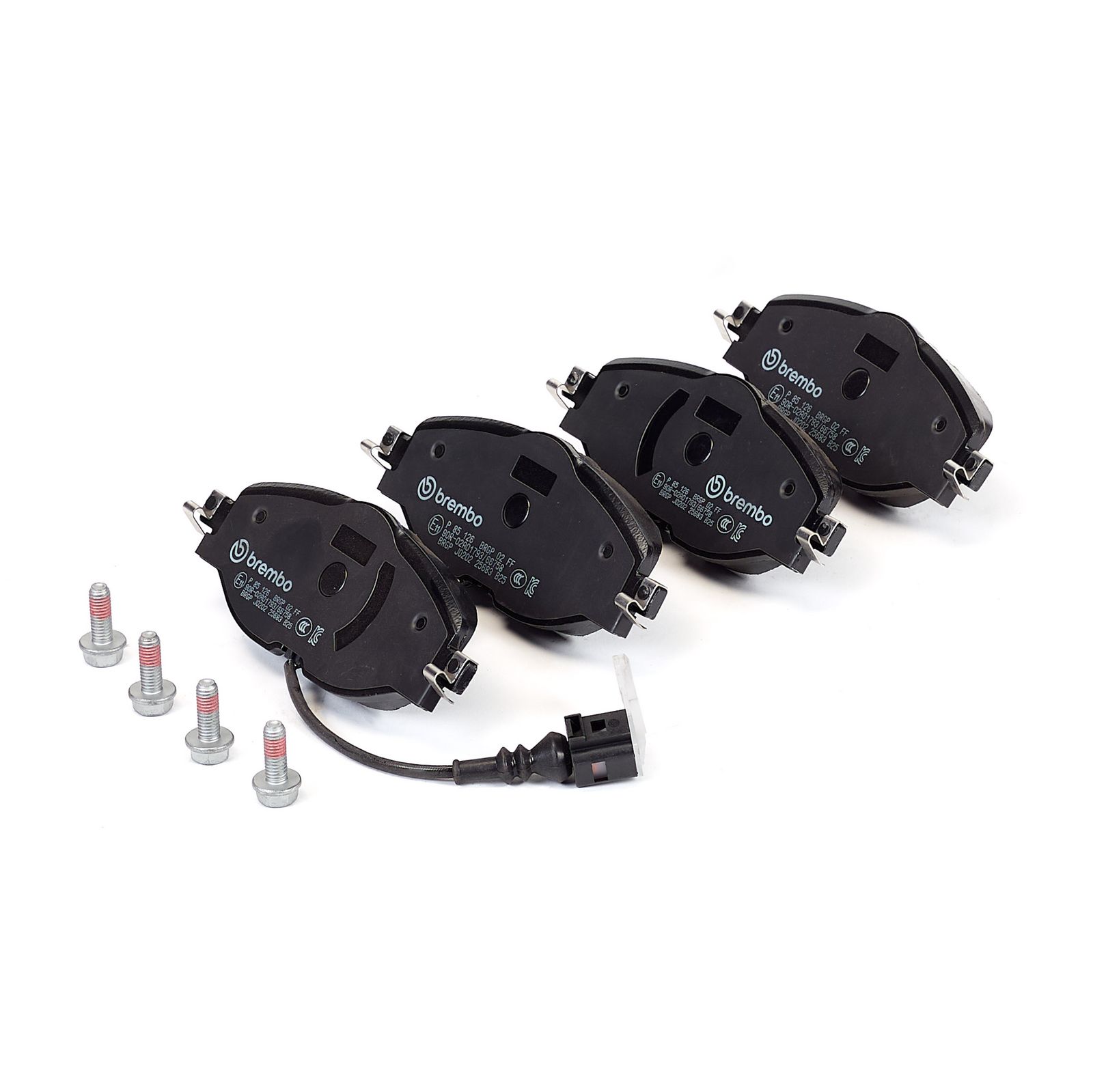 BREMBO P 85 126 - Bremsbelagsatz, Scheibenbremse