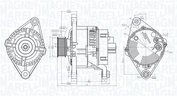 MAGNETI MARELLI 063731084010 - Generator