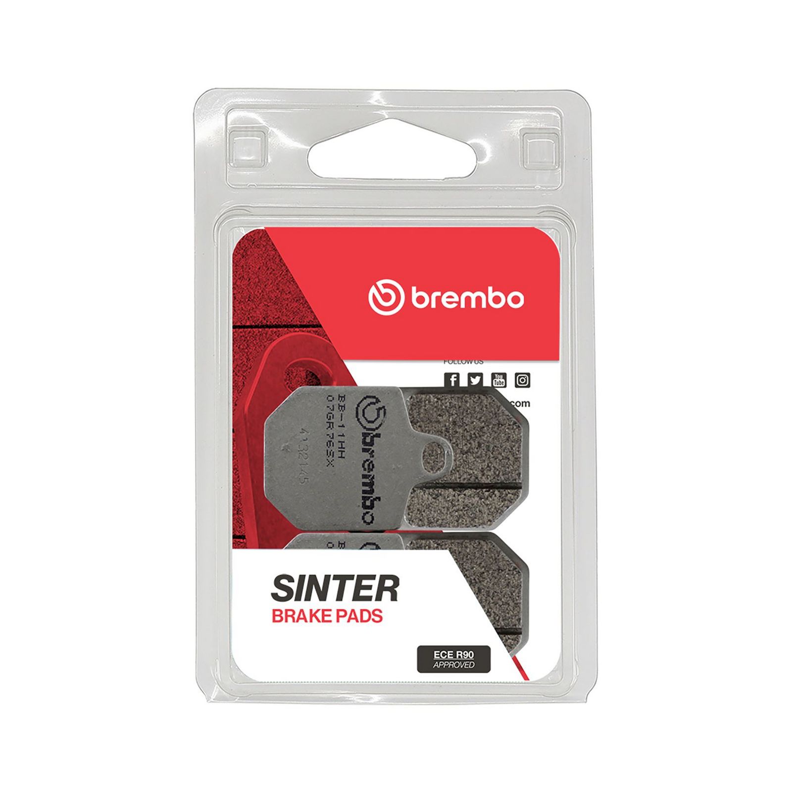 BREMBO 07GR76SX - Bremsbelagsatz, Scheibenbremse