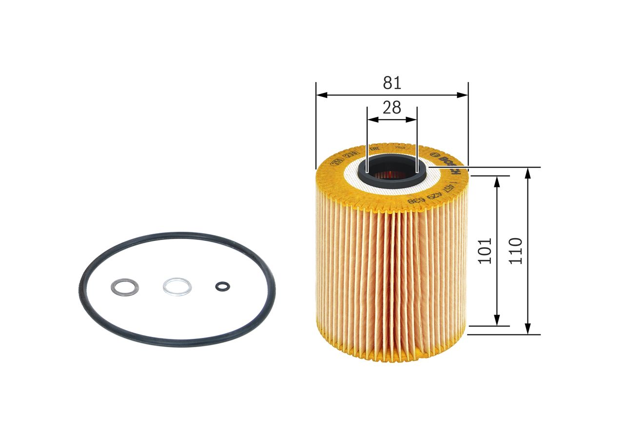 BOSCH 1 457 429 638 - Ölfilter