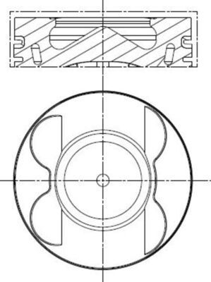 MAHLE 001 PI 00178 000 - Kolben