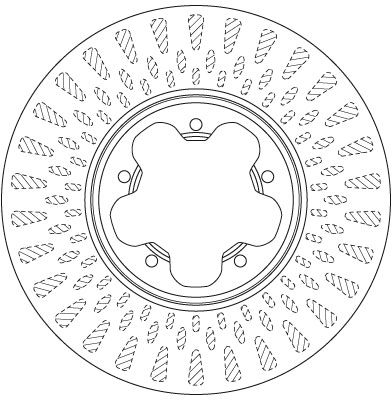 TRW DF6514S - Bremsscheibe