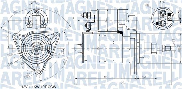 MAGNETI MARELLI 063720597010 - Starter