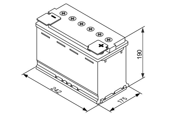 BOSCH 0 092 S60 050 - Starterbatterie