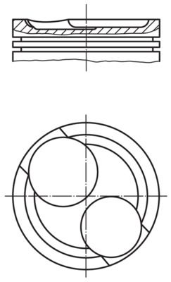 MAHLE 011 26 00 - Kolben