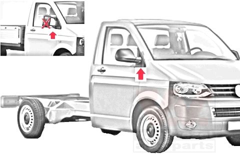 VAN WEZEL 5790805 - Außenspiegel