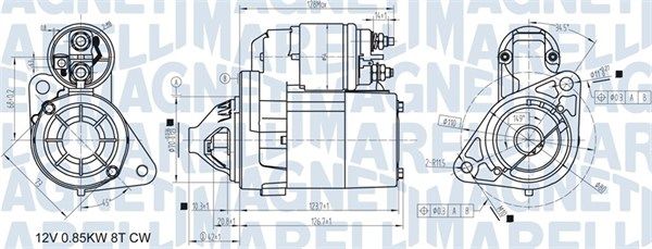 MAGNETI MARELLI 063721307010 - Starter