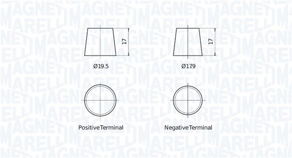 MAGNETI MARELLI 069044360005 - Starterbatterie