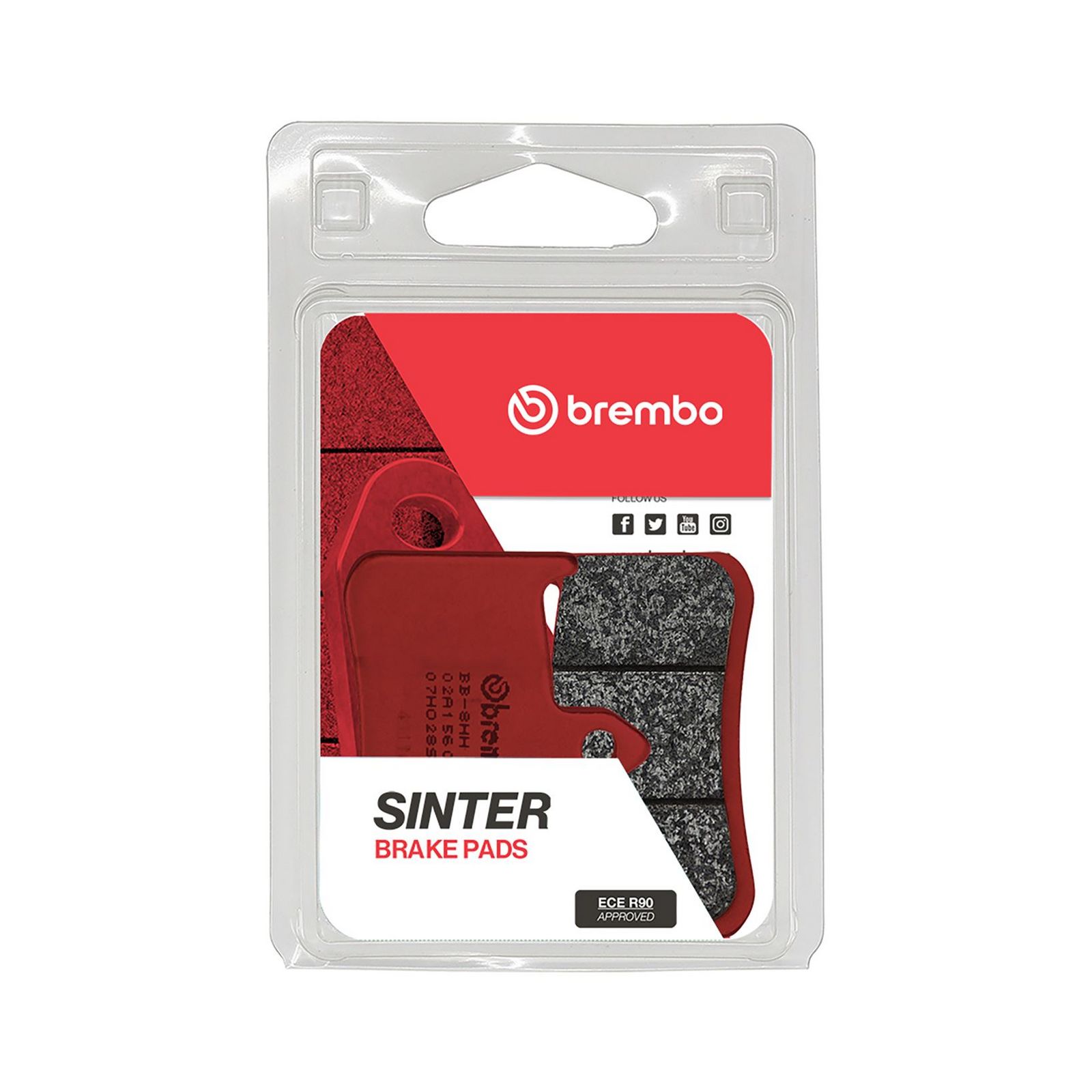 BREMBO 07HO28SA - Bremsbelagsatz, Scheibenbremse