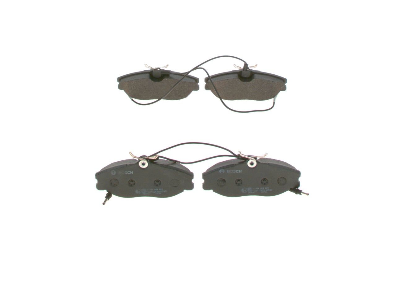 BOSCH 0 986 424 223 - Bremsbelagsatz, Scheibenbremse