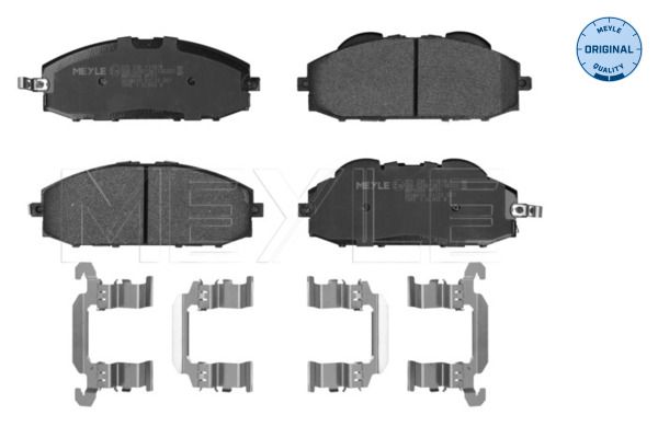 MEYLE 025 236 1118/W - Bremsbelagsatz, Scheibenbremse