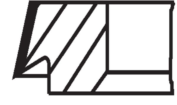 MAHLE 007 RS 00104 0V0 - Kolbenringsatz