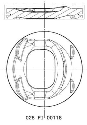 MAHLE 028 PI 00118 000 - Kolben