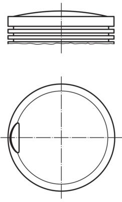 MAHLE 002 28 00 - Kolben