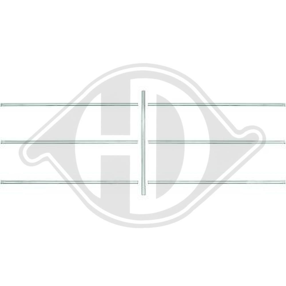 DIEDERICHS 1612041 - Zier-/Schutzleiste, Kühlergitter