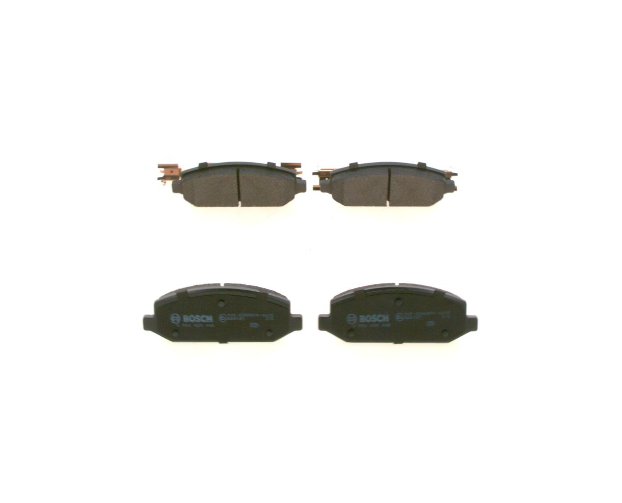 BOSCH 0 986 424 440 - Bremsbelagsatz, Scheibenbremse