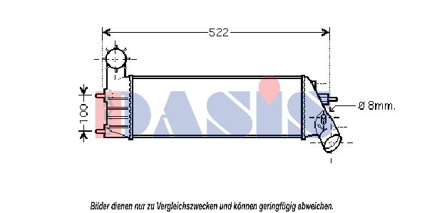 AKS DASIS 167002N - Ladeluftkühler