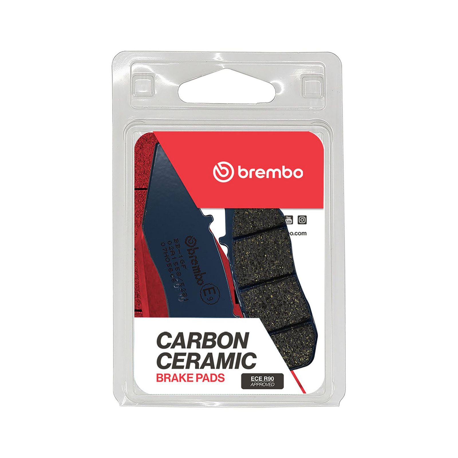 BREMBO 07HO5606 - Bremsbelagsatz, Scheibenbremse