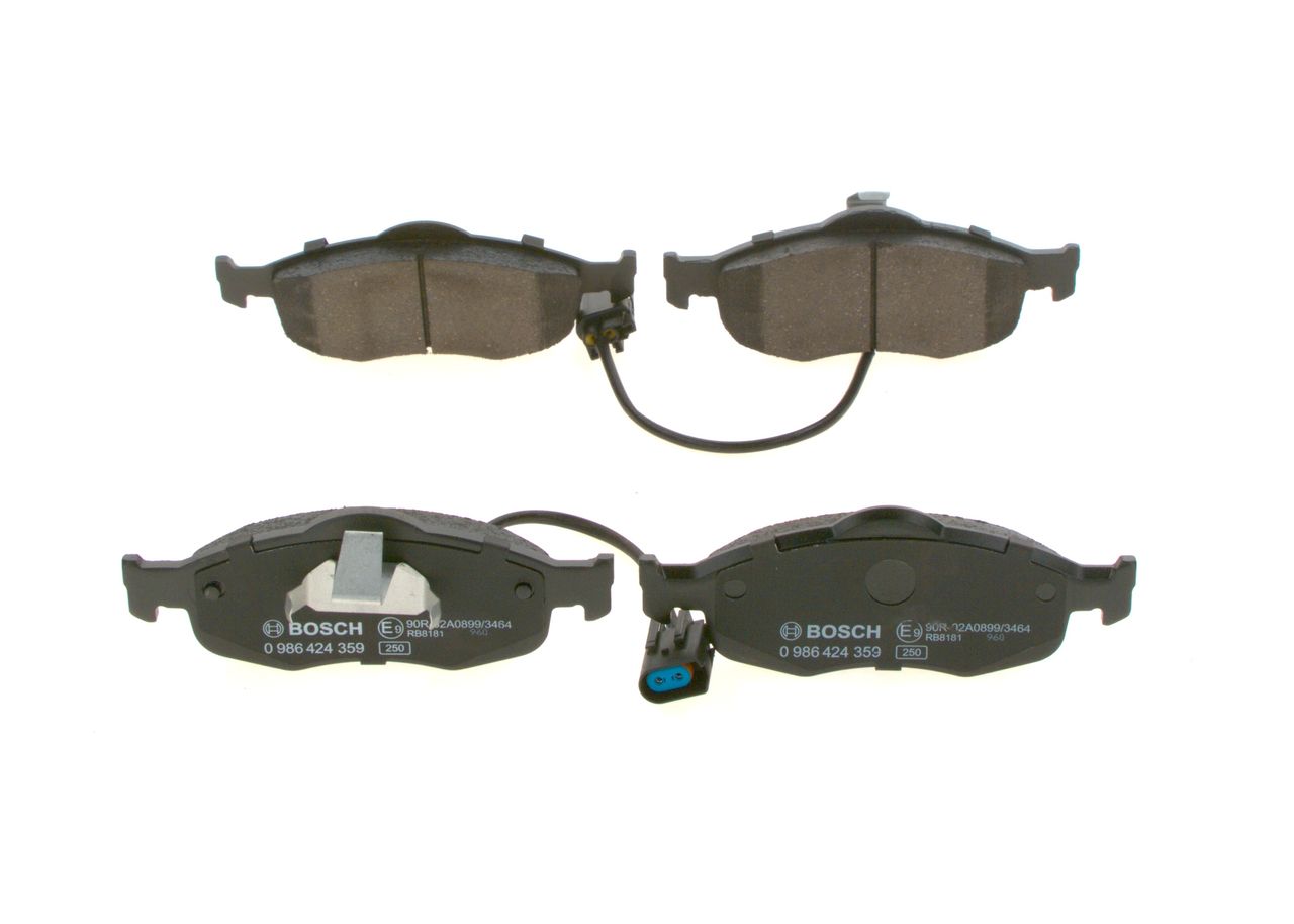 BOSCH 0 986 424 359 - Bremsbelagsatz, Scheibenbremse