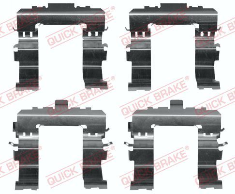 QUICK BRAKE 109-0020 - Zubehörsatz, Scheibenbremsbelag