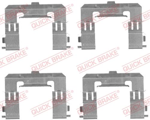 QUICK BRAKE 109-1715 - Zubehörsatz, Scheibenbremsbelag