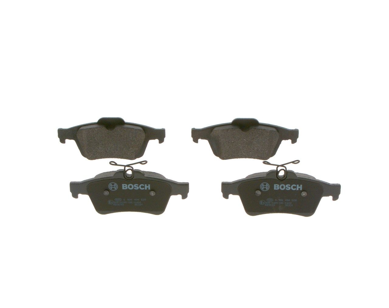 BOSCH 0 986 494 528 - Bremsbelagsatz, Scheibenbremse