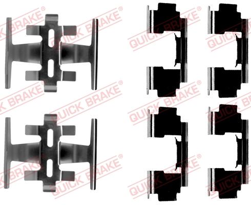 QUICK BRAKE 109-1088 - Zubehörsatz, Scheibenbremsbelag