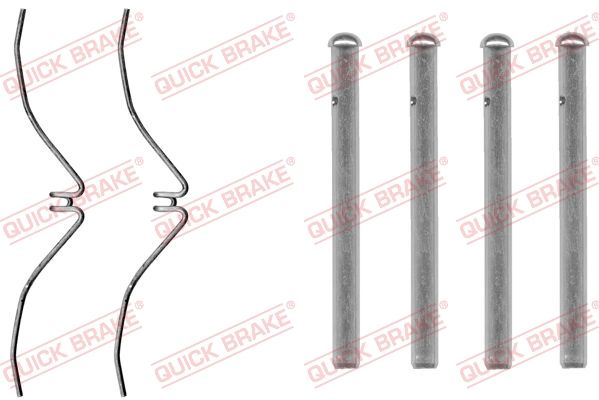 QUICK BRAKE 109-1061 - Zubehörsatz, Scheibenbremsbelag
