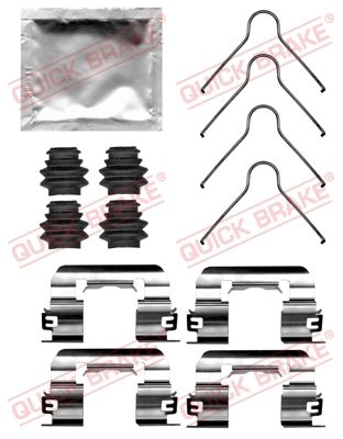 QUICK BRAKE 109-0105 - Zubehörsatz, Scheibenbremsbelag