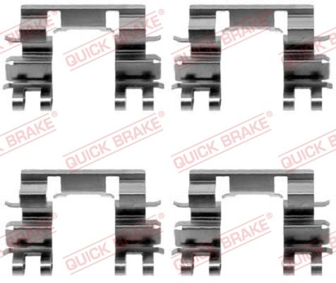 QUICK BRAKE 109-1087 - Zubehörsatz, Scheibenbremsbelag