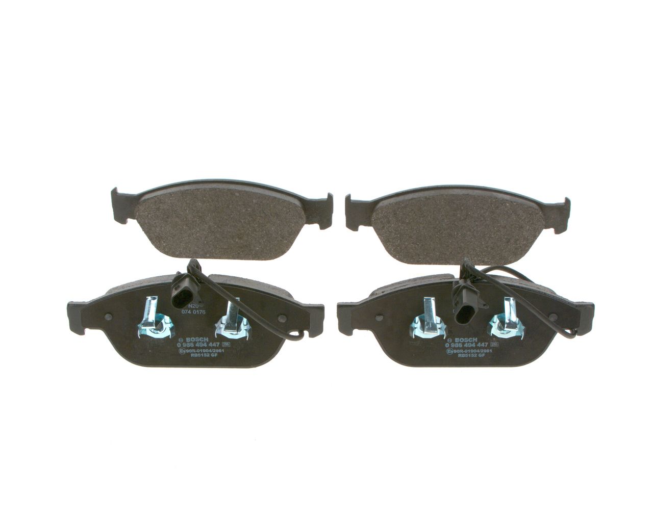 BOSCH 0 986 494 447 - Bremsbelagsatz, Scheibenbremse