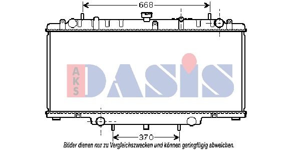 AKS DASIS 070116N - Kühler, Motorkühlung