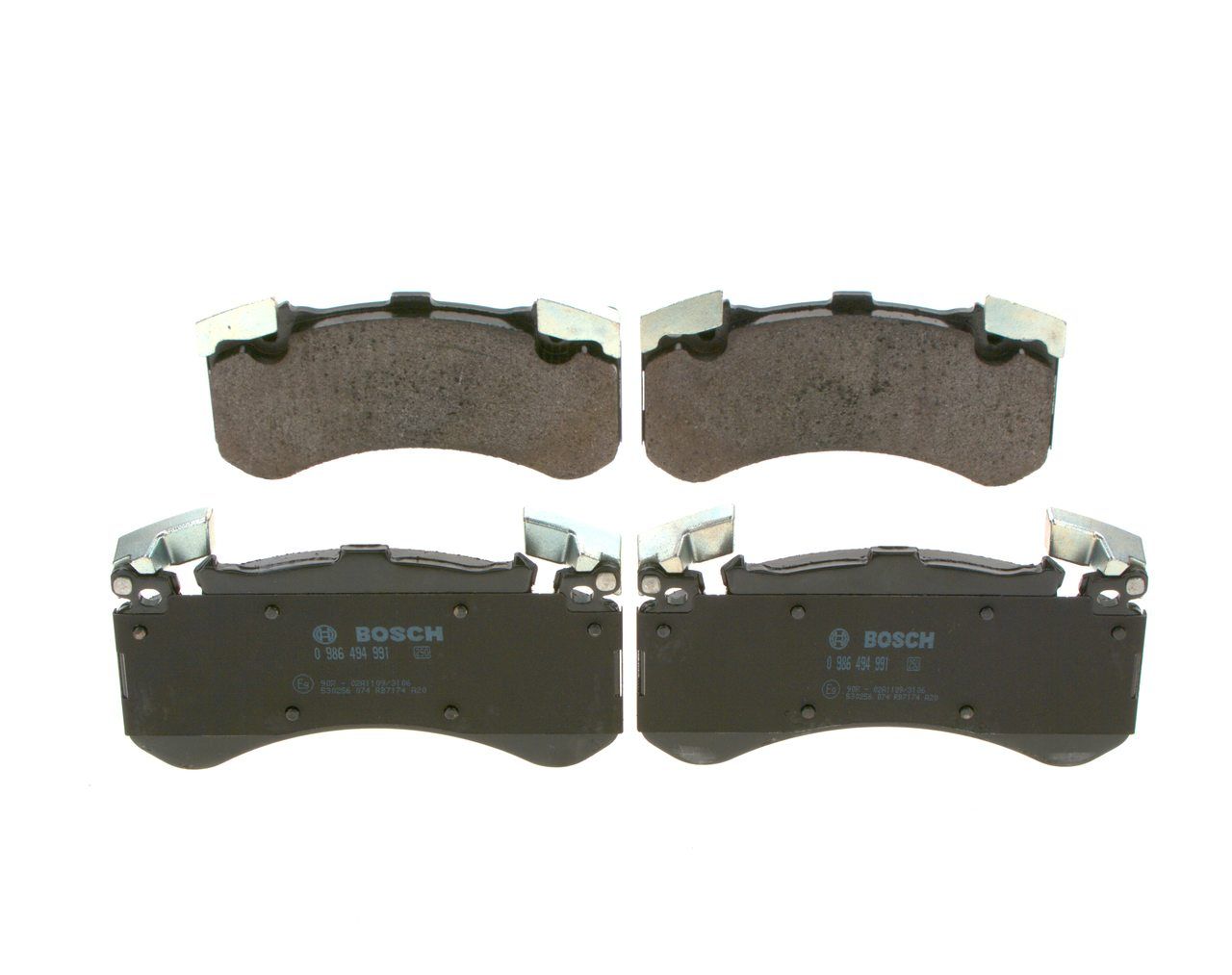 BOSCH 0 986 494 991 - Bremsbelagsatz, Scheibenbremse