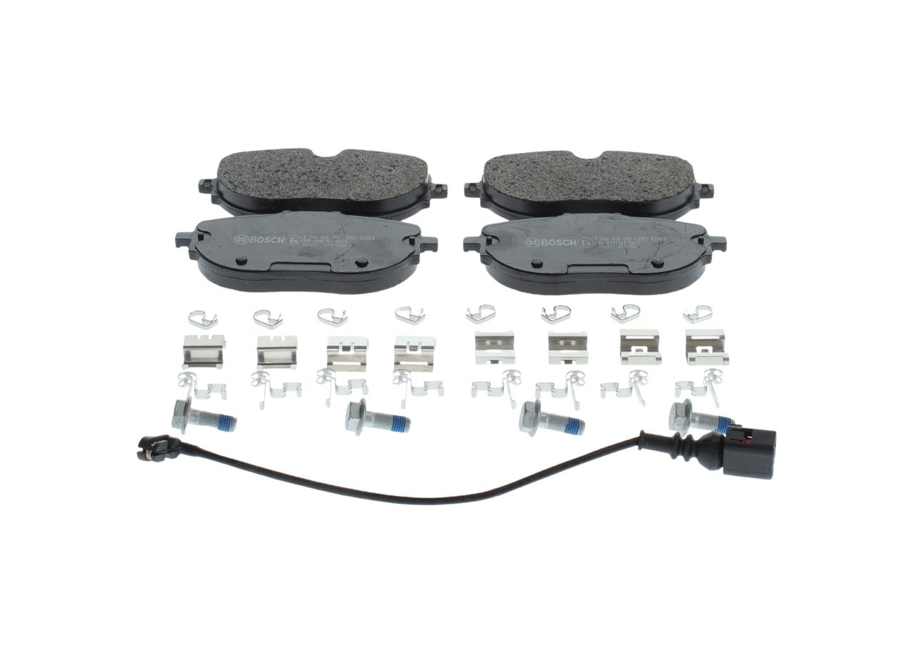 BOSCH 0 986 460 198 - Bremsbelagsatz, Scheibenbremse