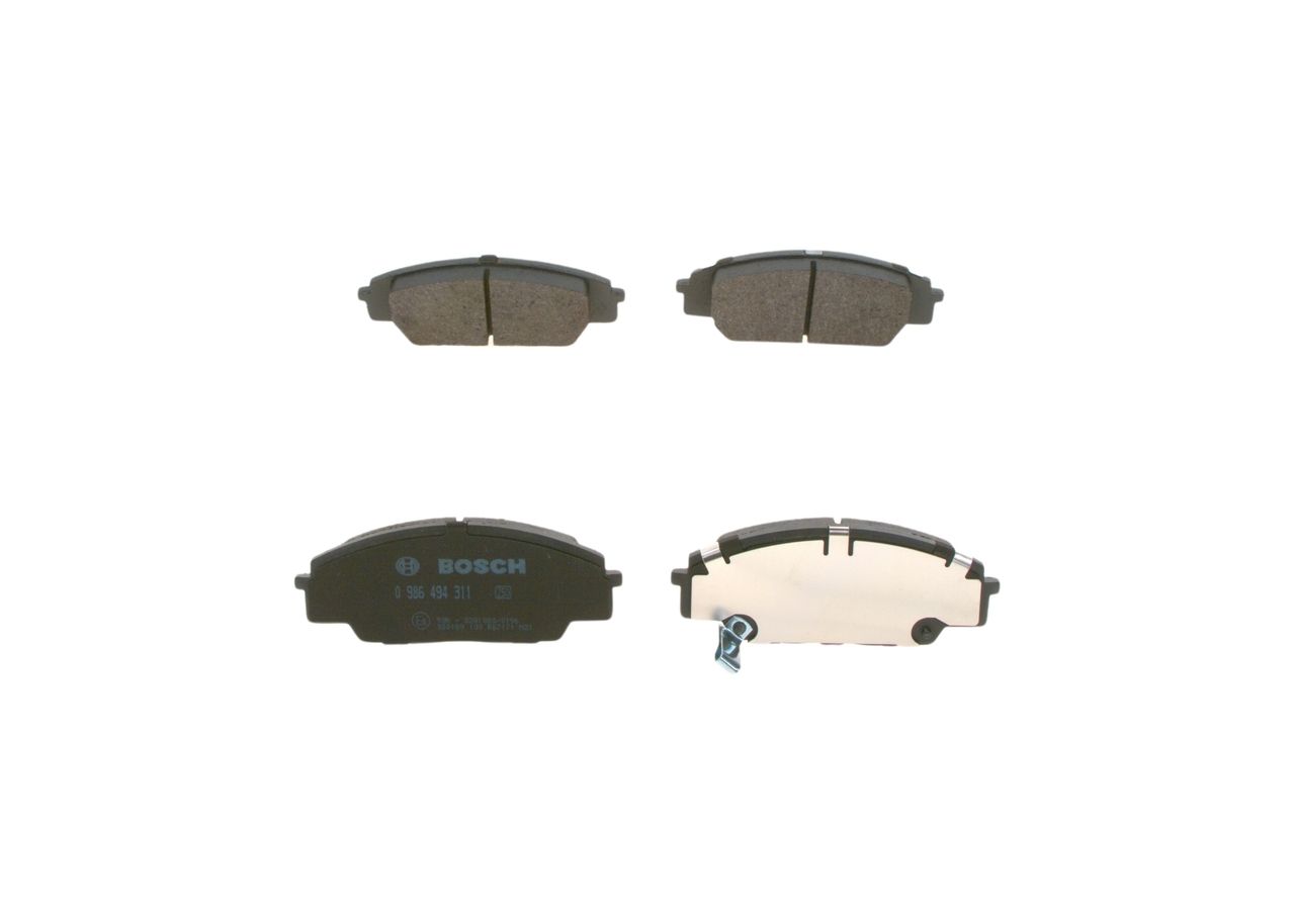 BOSCH 0 986 494 311 - Bremsbelagsatz, Scheibenbremse