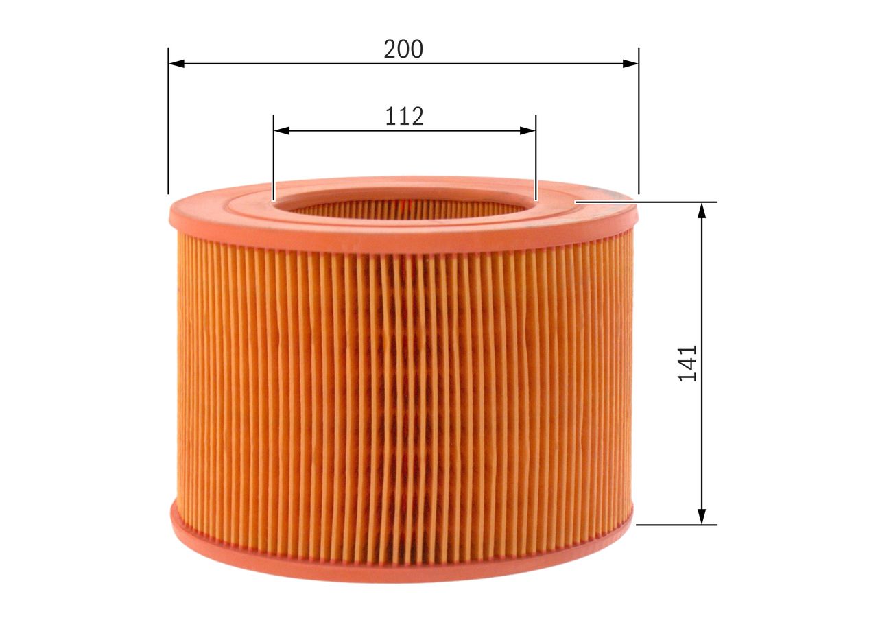 BOSCH 1 457 433 734 - Luftfilter