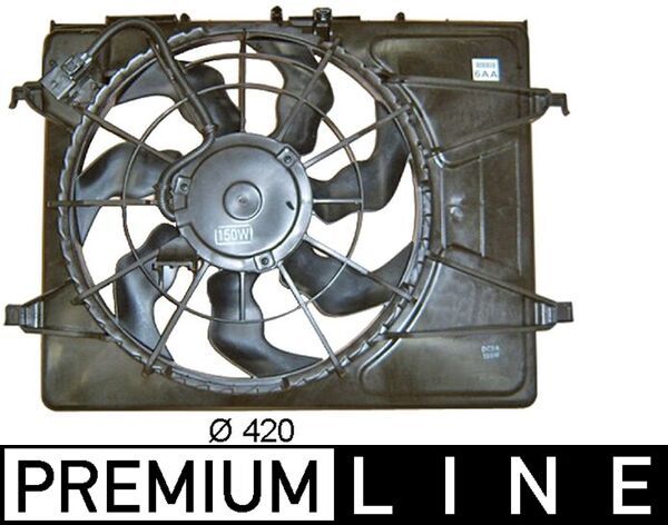 MAHLE CFF 265 000P - Lüfter, Motorkühlung