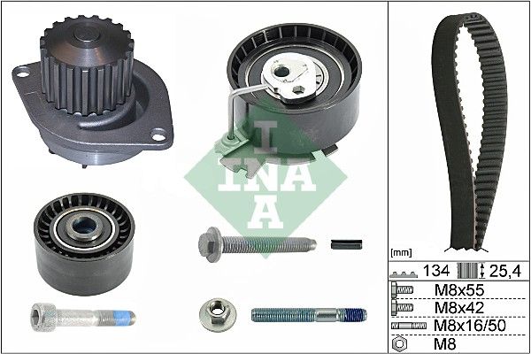 Schaeffler INA 530 0379 30 - Wasserpumpe + Zahnriemensatz