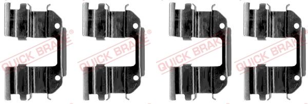 QUICK BRAKE 109-1285 - Zubehörsatz, Scheibenbremsbelag