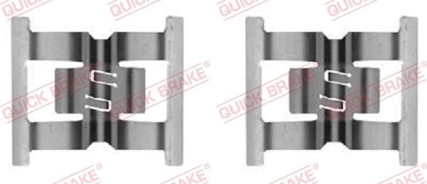 QUICK BRAKE 109-0031 - Zubehörsatz, Scheibenbremsbelag