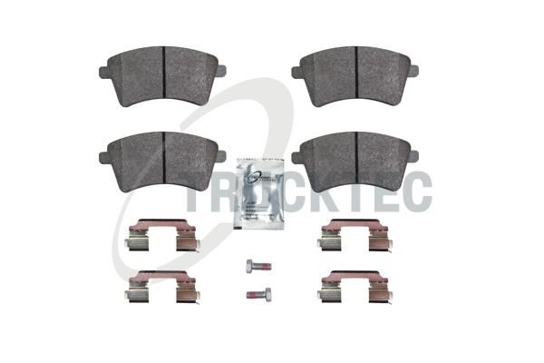 TRUCKTEC AUTOMOTIVE 02.35.445 - Bremsbelagsatz, Scheibenbremse