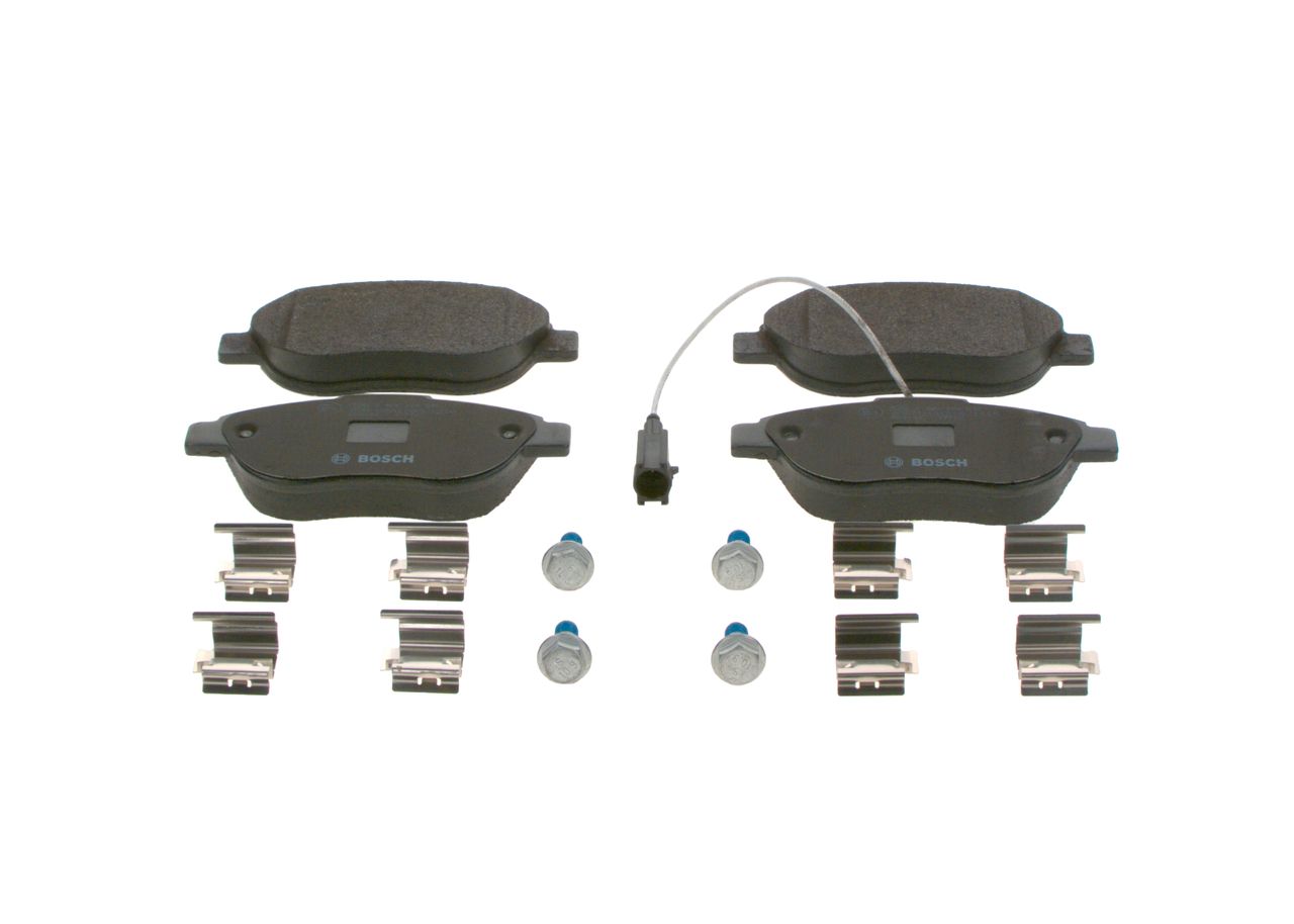 BOSCH 0 986 424 596 - Bremsbelagsatz, Scheibenbremse